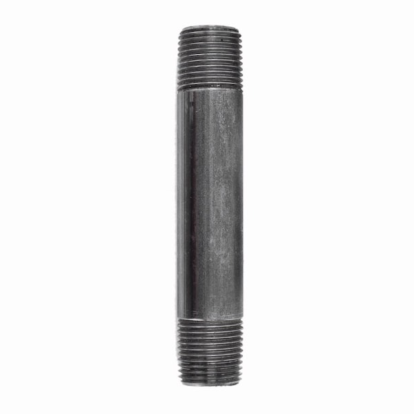 Ace Trading - Nipple STZ Industries 1/8 in. MIP each X 1/8 in. D MIP Black Steel 4-1/2 in. L Nipple 308UP18X412 - main